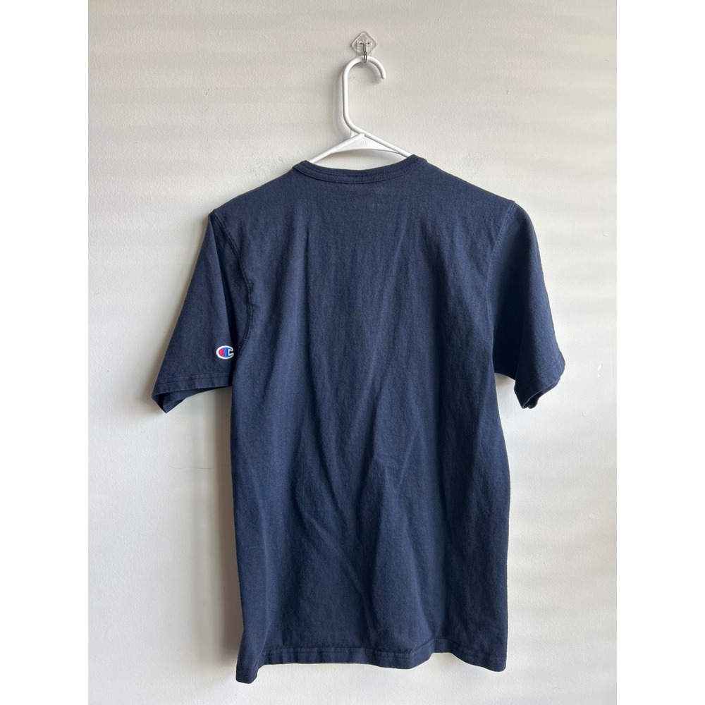 Champion Navy Blue Alien Graphic Short Sleeve T Shirt Mens Small - Picture 5 of 10